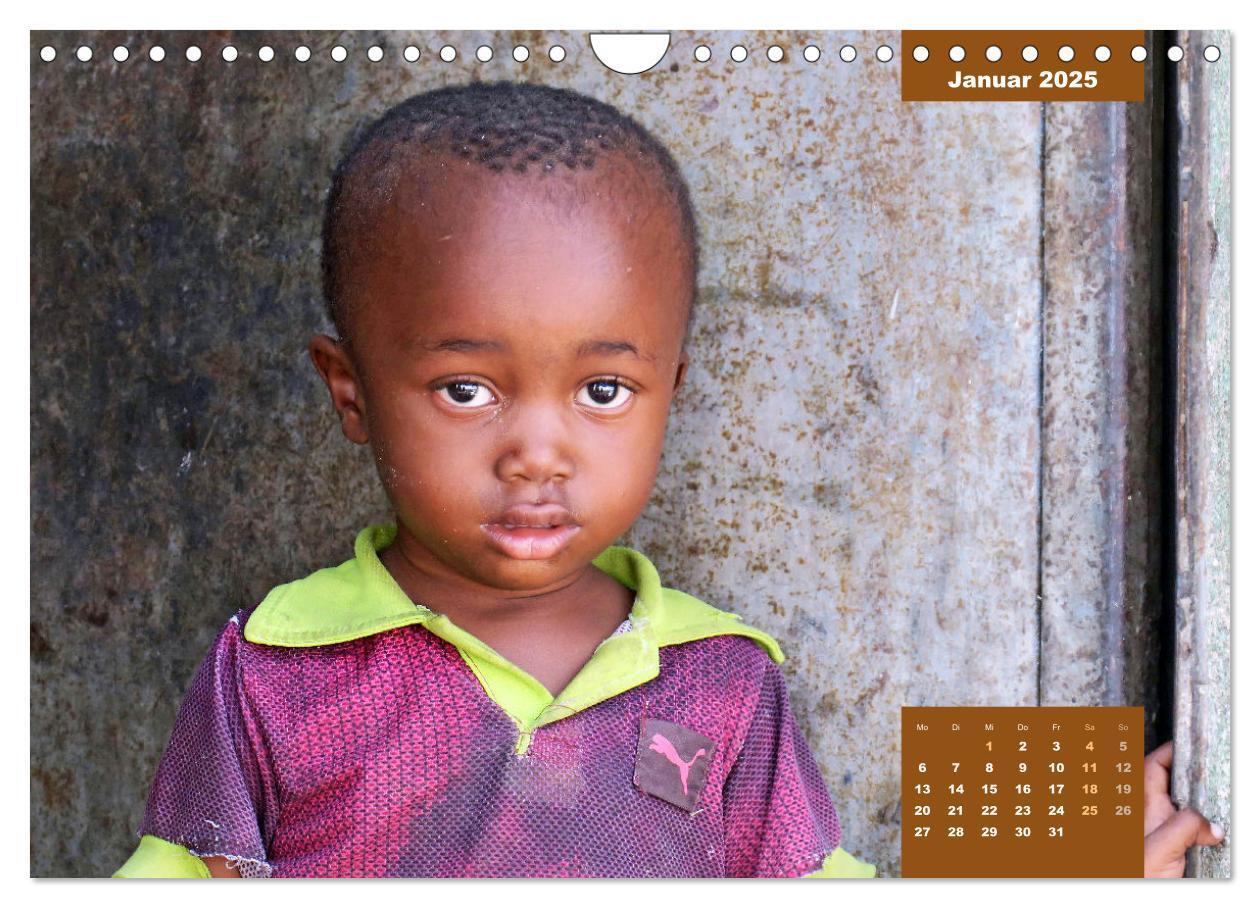 Bild: 9783383852282 | Kinderporträts aus Afrika (Wandkalender 2025 DIN A4 quer), CALVENDO...