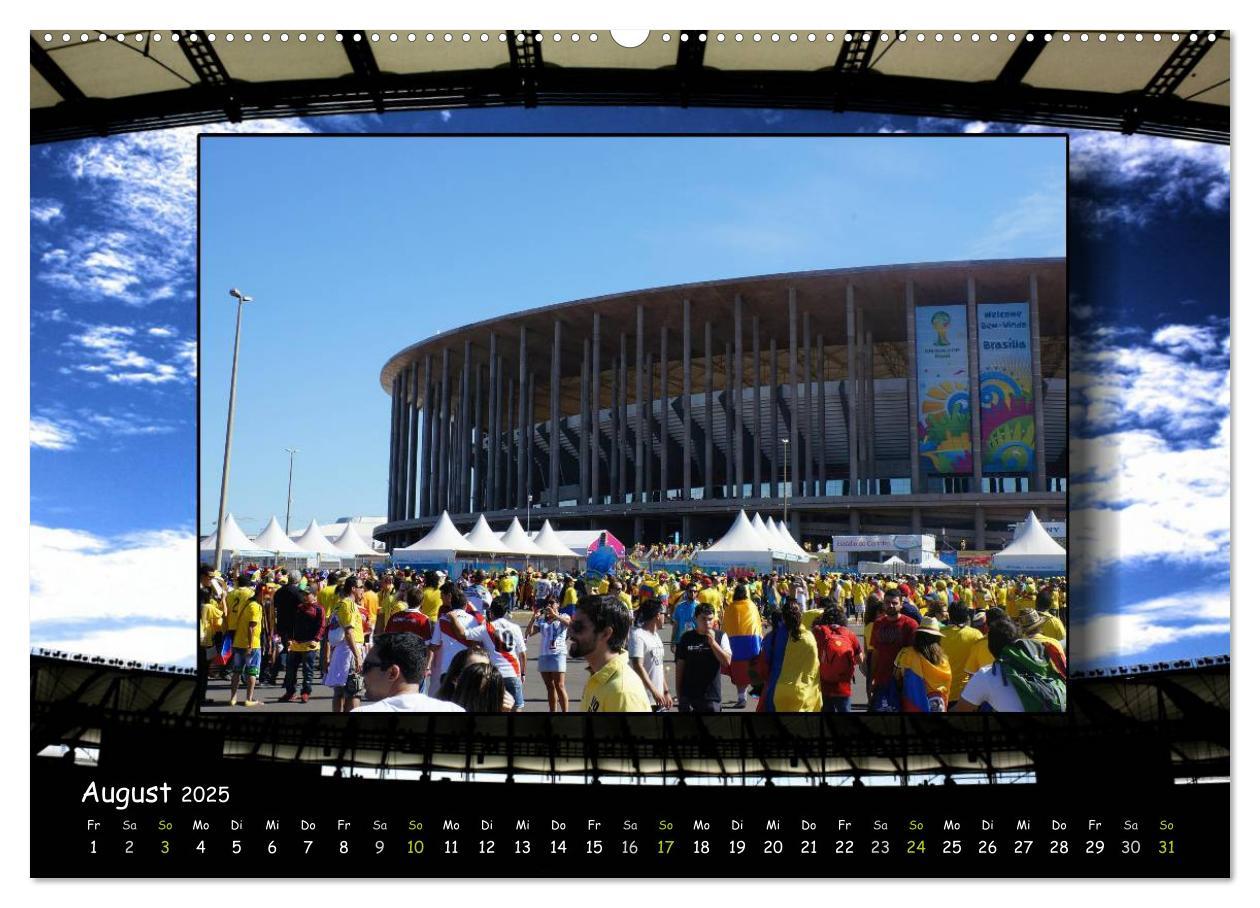 Bild: 9783435550494 | Fußball regiert die Welt (Wandkalender 2025 DIN A2 quer), CALVENDO...