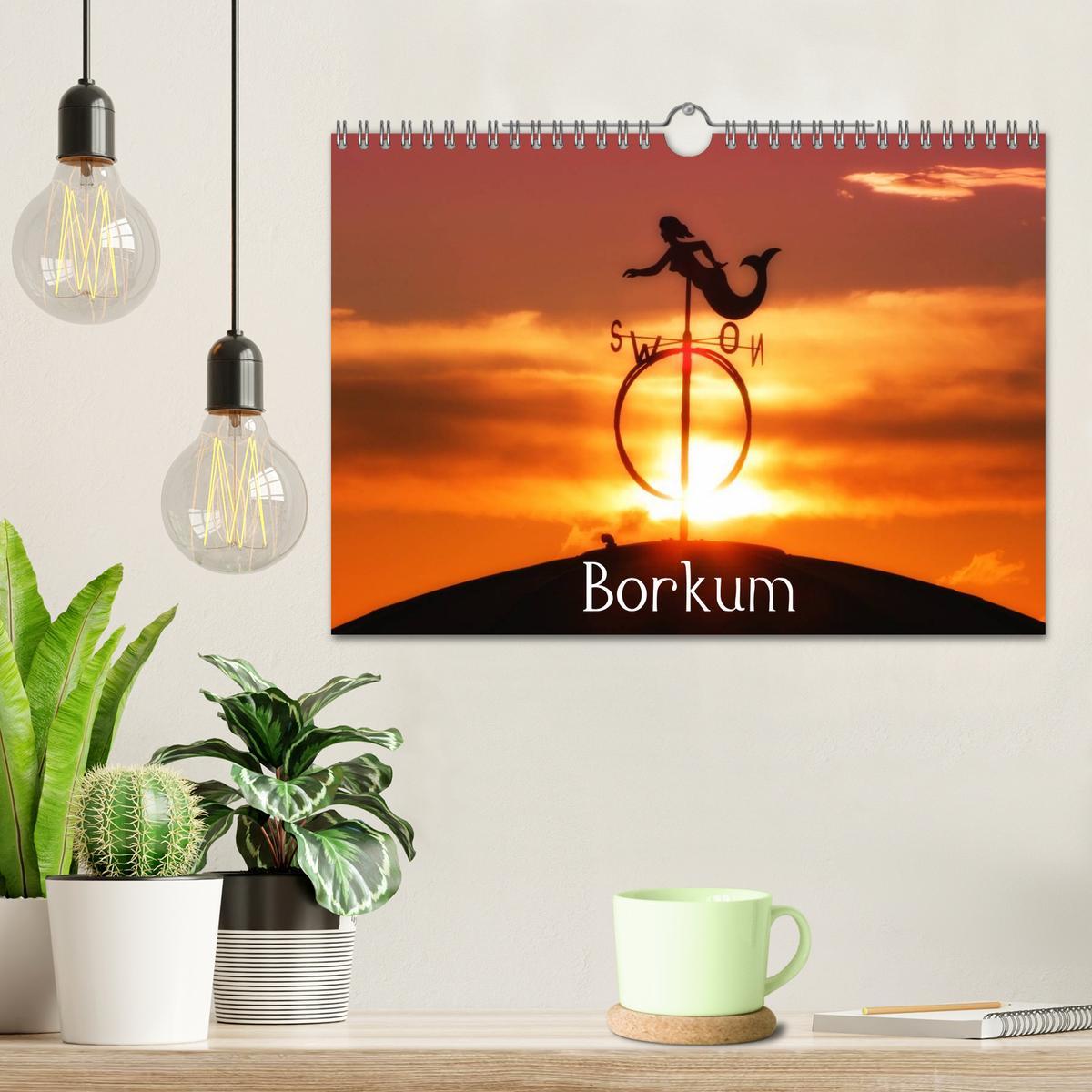 Bild: 9783435760824 | Borkum (Wandkalender 2025 DIN A4 quer), CALVENDO Monatskalender | 2025