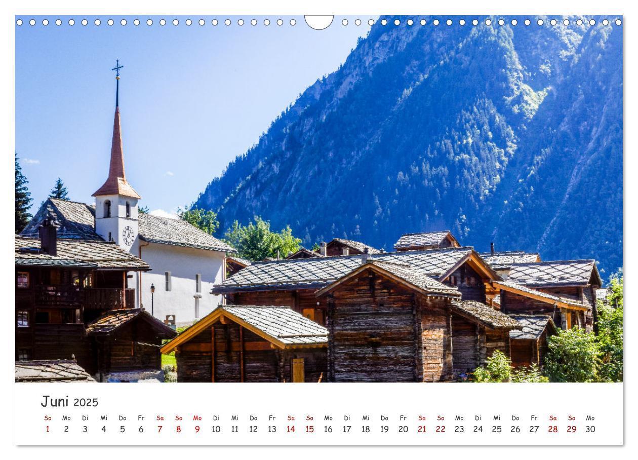 Bild: 9783435104048 | Der Kanton Wallis - einfach liebenswert (Wandkalender 2025 DIN A3...