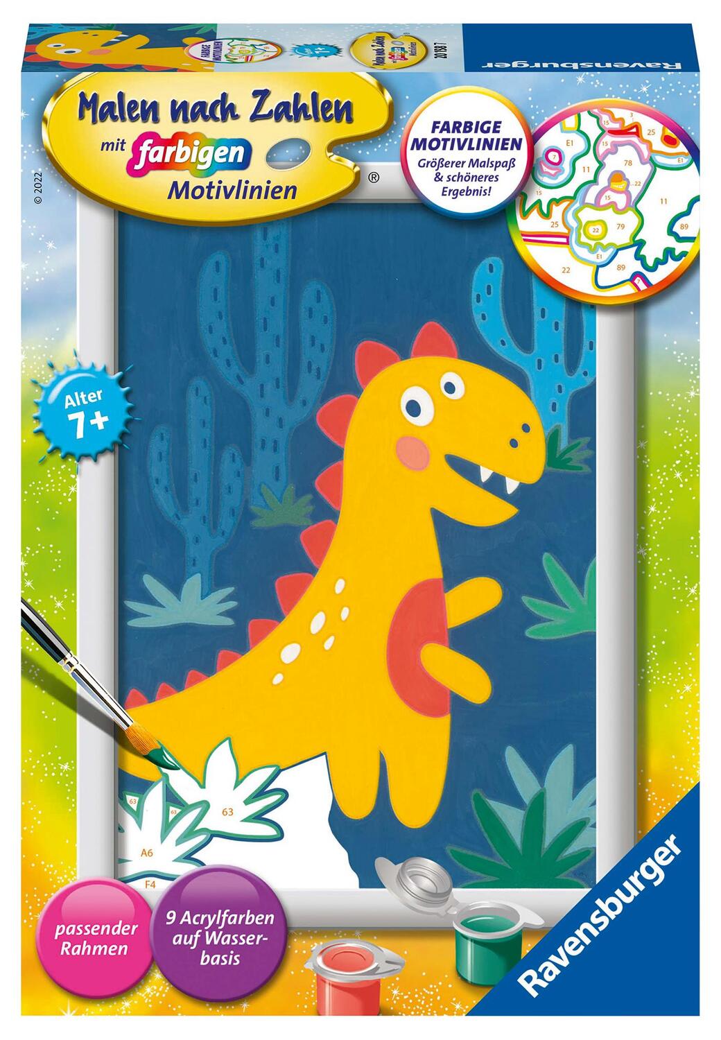 Cover: 4005556201587 | Ravensburger Malen nach Zahlen 20158 - Frecher Dinosaurier - Kinder...