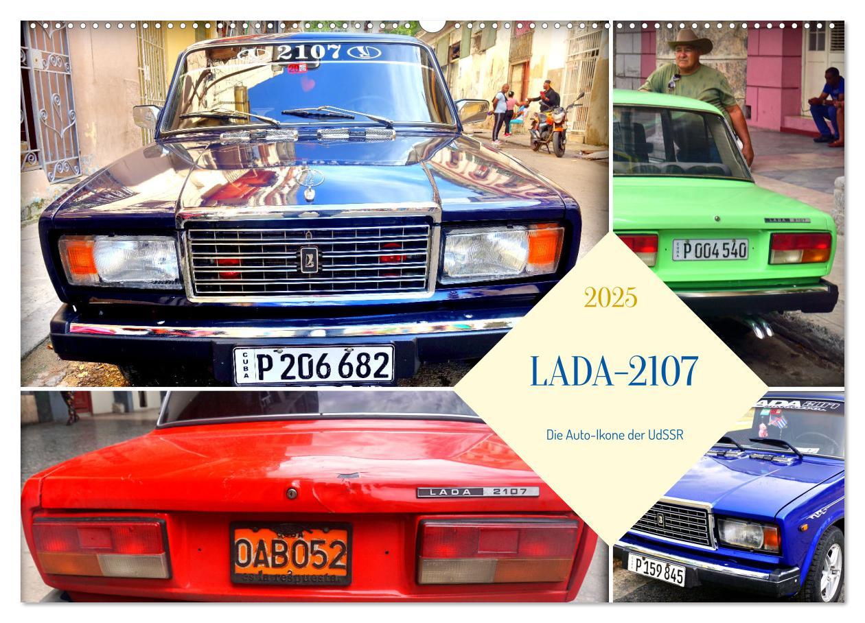 Cover: 9783383804038 | LADA-2107 - Die Auto-Ikone der UdSSR (Wandkalender 2025 DIN A2...