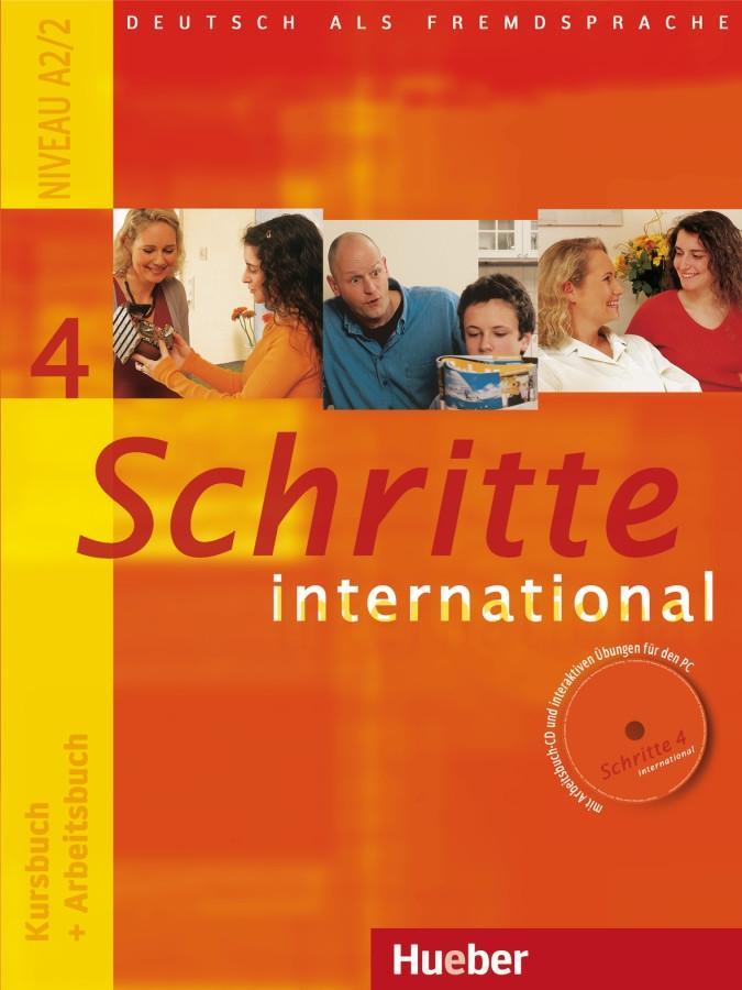 Cover: 9783190018543 | Schritte international 4. Kursbuch + Arbeitsbuch mit Audio-CD zum...