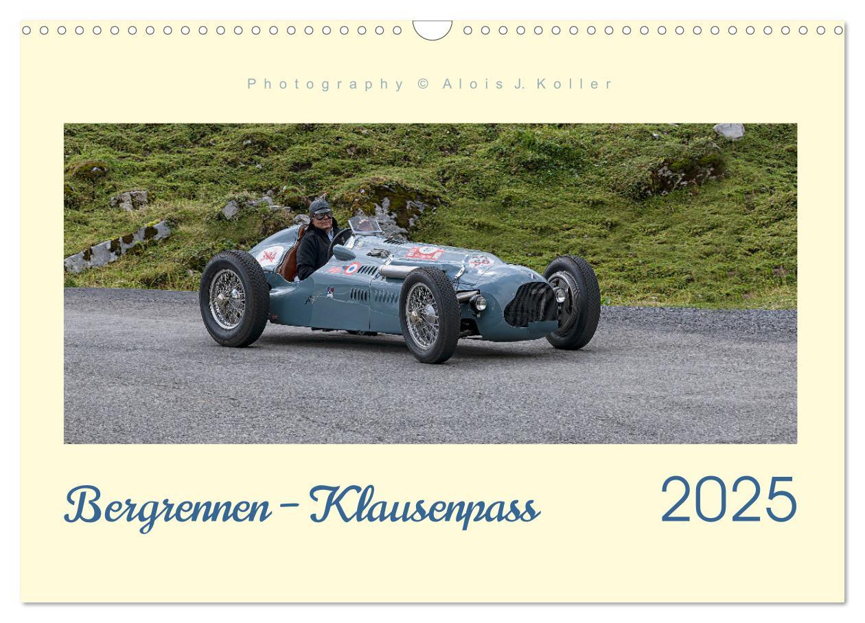 Cover: 9783383820939 | Bergrennen ¿ Klausenpass (Wandkalender 2025 DIN A3 quer), CALVENDO...