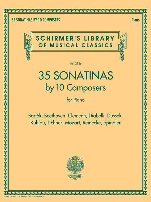 Cover: 888680717155 | 35 Sonatinas by 10 Composers for Piano | Taschenbuch | Buch | Englisch