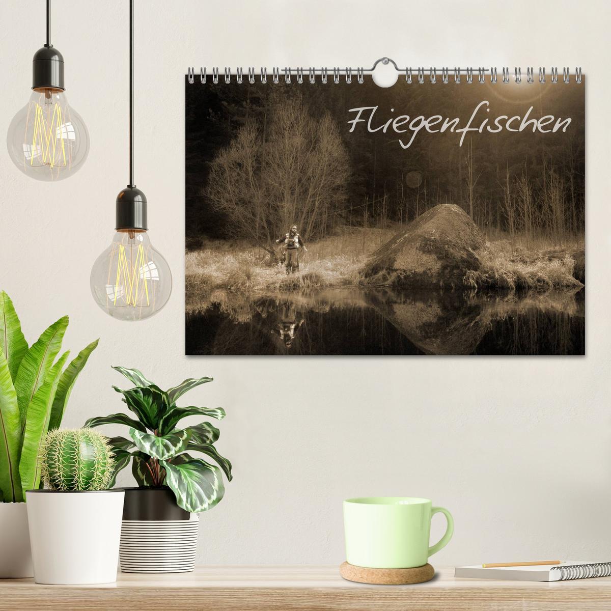 Bild: 9783435665747 | Fliegenfischen (Wandkalender 2025 DIN A4 quer), CALVENDO...