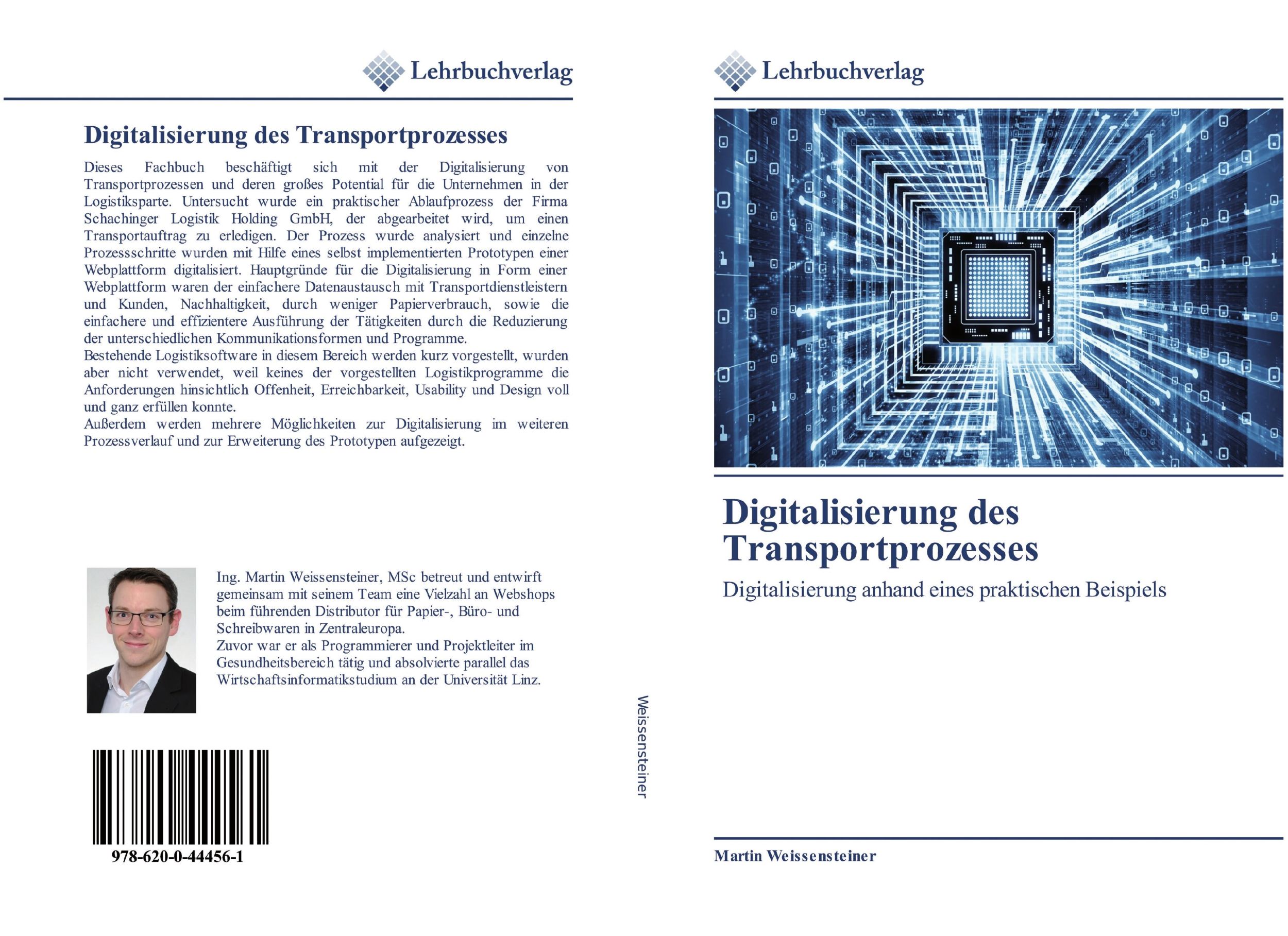 Cover: 9786200444561 | Digitalisierung des Transportprozesses | Martin Weissensteiner | Buch