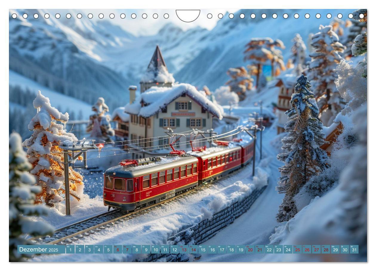 Bild: 9783435371952 | Modelleisenbahnen sind cool (Wandkalender 2025 DIN A4 quer),...