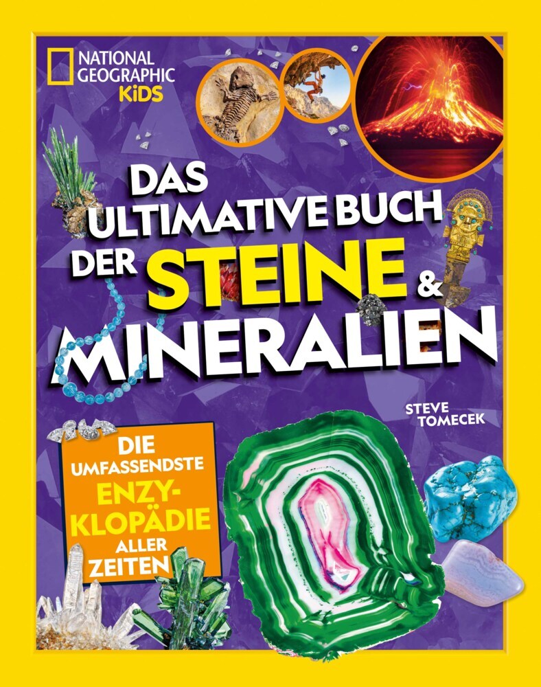 Cover: 9788863124934 | Das ultimative Buch der Steine &amp; Mineralien | Steve Tomecek | Buch