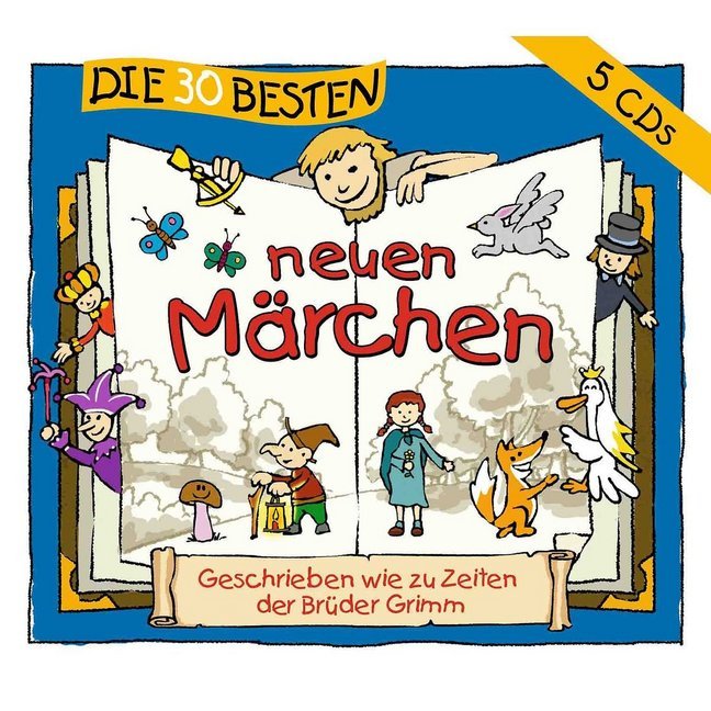 Cover: 4260167472287 | Die 30 besten neuen Märchen, 5 Audio-CDs, 5 Audio-CD | Urmel/Moskanne