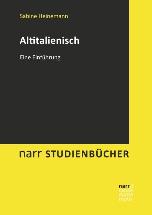 Cover: 9783823367833 | Altitalienisch | Eine Einführung | Sabine Heinemann (u. a.) | Buch