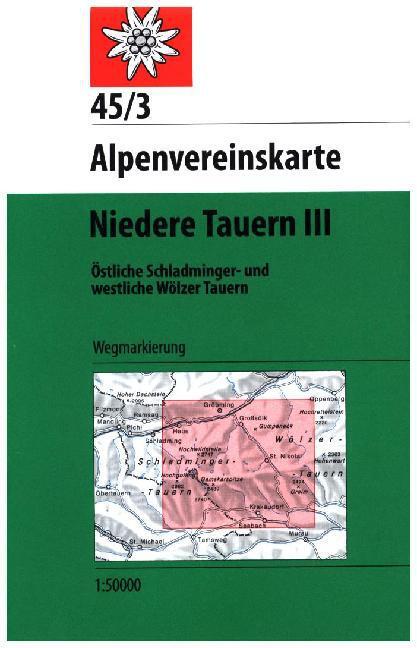 Cover: 9783928777827 | Niedere Tauern 3. Tl.3 | Österreichischer Alpenverein | (Land-)Karte