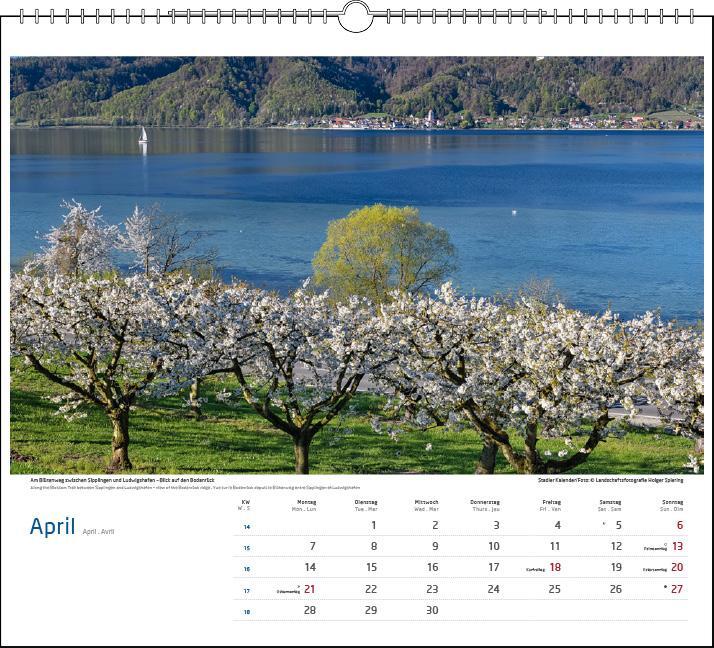 Bild: 9783861924036 | Malerischer Bodensee 2025 | Holger Spiering | Kalender | Spiralbindung