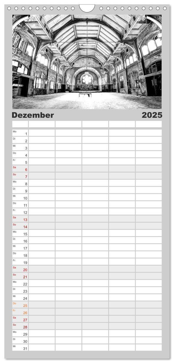 Bild: 9783457122266 | Familienplaner 2025 - Lost Beauty mit 5 Spalten (Wandkalender, 21 x...