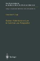 Cover: 9783642076152 | German Administrative Law in Common Law Perspective | Singh | Buch