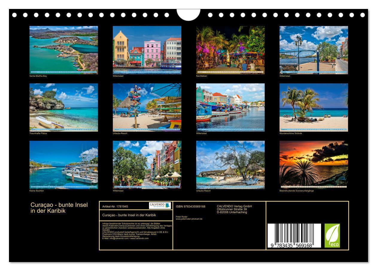 Bild: 9783435569168 | Curaçao - bunte Insel in der Karibik (Wandkalender 2025 DIN A4...