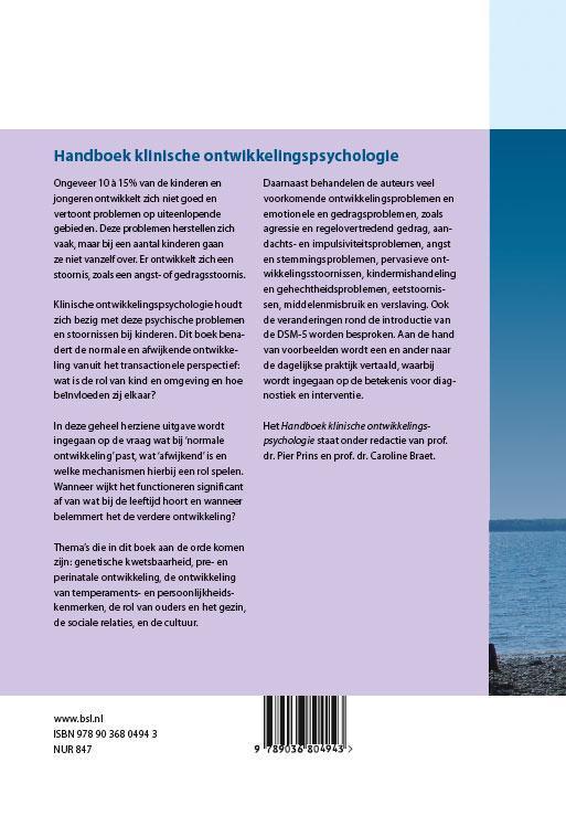 Rückseite: 9789036804943 | Handboek Klinische Ontwikkelingspsychologie | Pier Prins (u. a.)