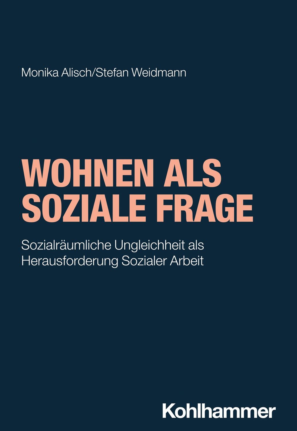 Cover: 9783170380028 | Wohnen als soziale Frage | Monika Alisch (u. a.) | Taschenbuch | 2024