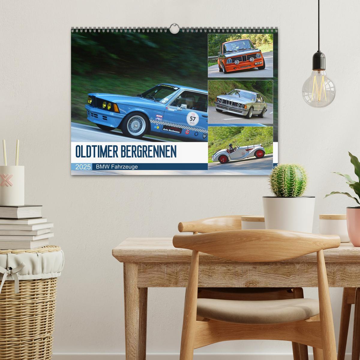 Bild: 9783435185856 | OLDTIMER BERGRENNEN - BMW Fahrzeuge (Wandkalender 2025 DIN A3...