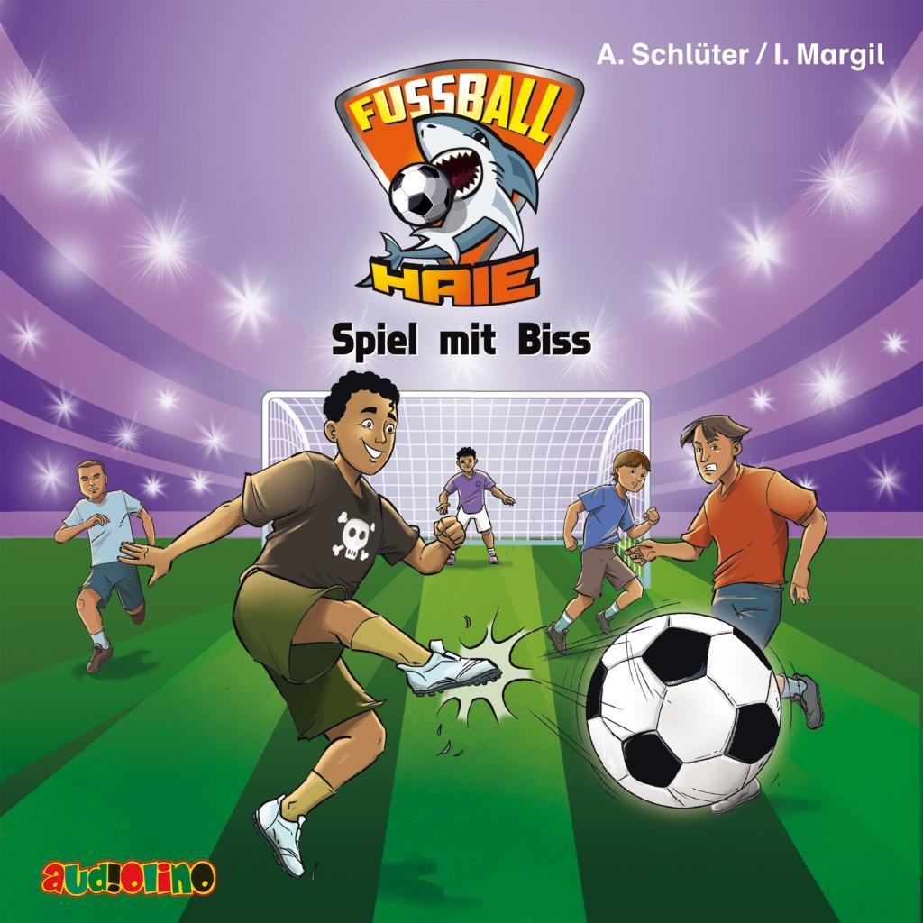 Cover: 9783867372466 | Fußball-Haie 05. Spiel mit Biss | Andreas Schlüter (u. a.) | Audio-CD