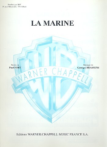 Cover: 9788850729449 | La Marine | Georges Brassens | Buch | Carisch France