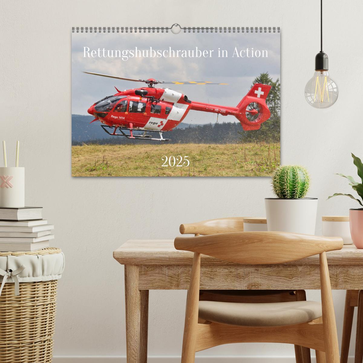 Bild: 9783435015818 | Rettungshubschrauber in Action (Wandkalender 2025 DIN A3 quer),...