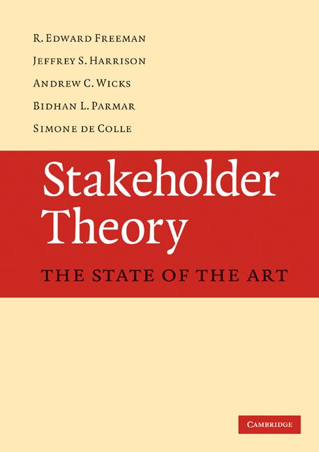 Cover: 9780521137935 | Stakeholder Theory | R. Edward Freeman (u. a.) | Taschenbuch | 2016