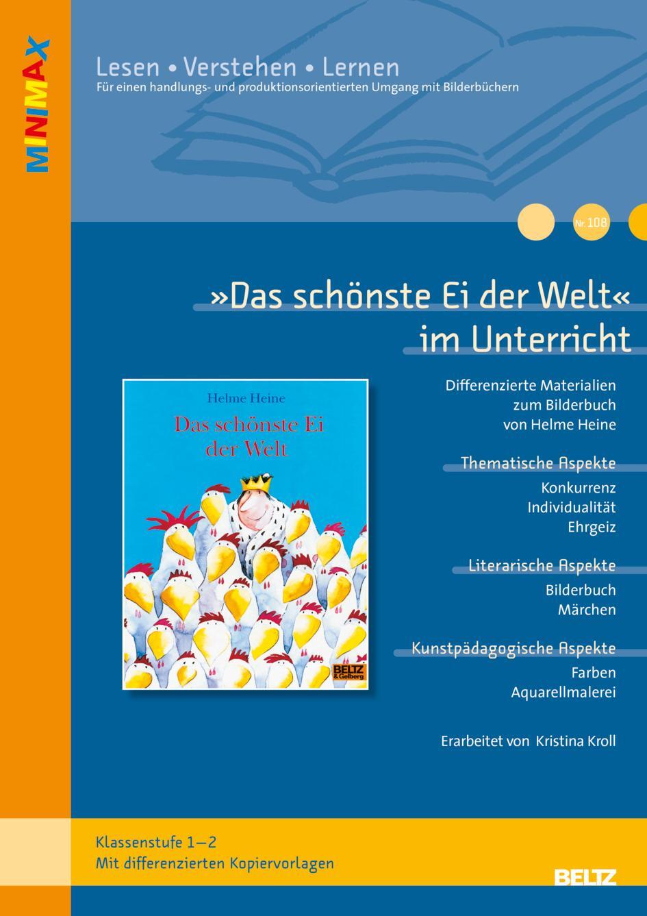 Cover: 9783407628824 | »Das schönste Ei der Welt« von Helme Heine | Kristina Kroll | 24 S.