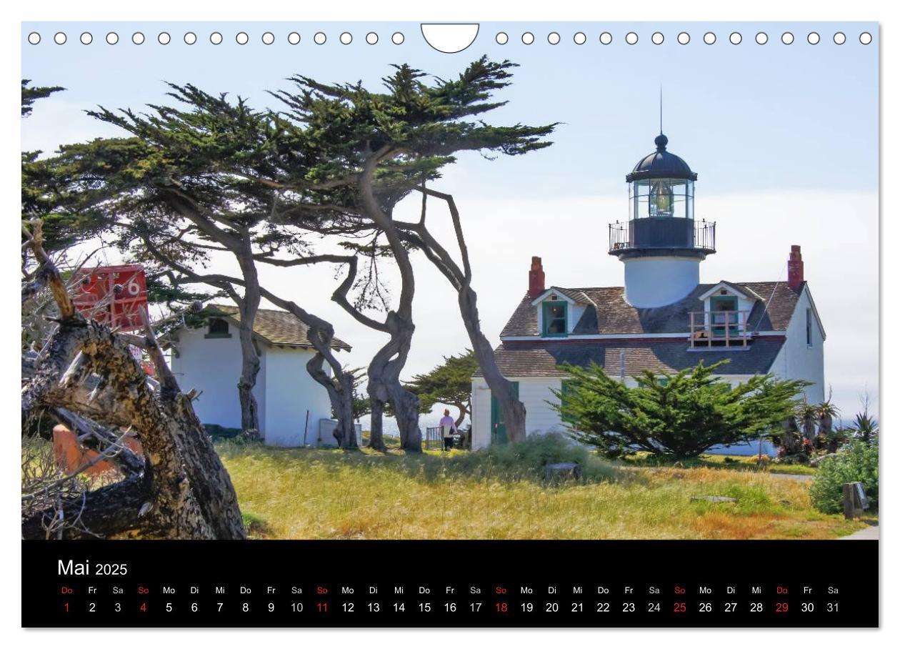 Bild: 9783435824915 | Monterey California (Wandkalender 2025 DIN A4 quer), CALVENDO...