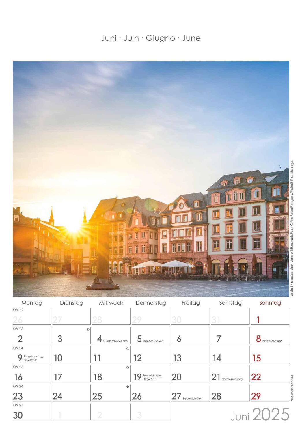 Bild: 4251732343200 | Rheinland-Pfalz 2025 - Bild-Kalender 23,7x34 cm - Regional-Kalender...