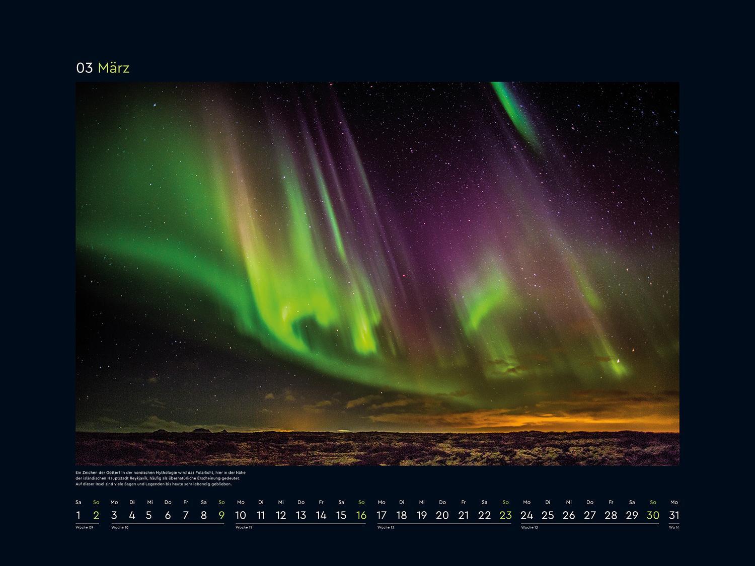 Bild: 9783965913370 | Polarlichter - KUNTH Wandkalender 2025 | Kalender | 14 S. | Deutsch