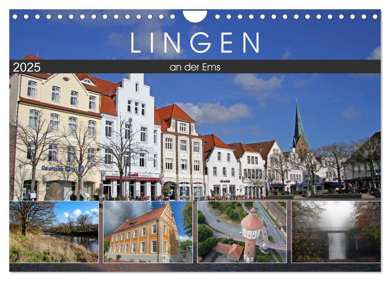 Cover: 9783435738359 | LINGEN an der Ems (Wandkalender 2025 DIN A4 quer), CALVENDO...