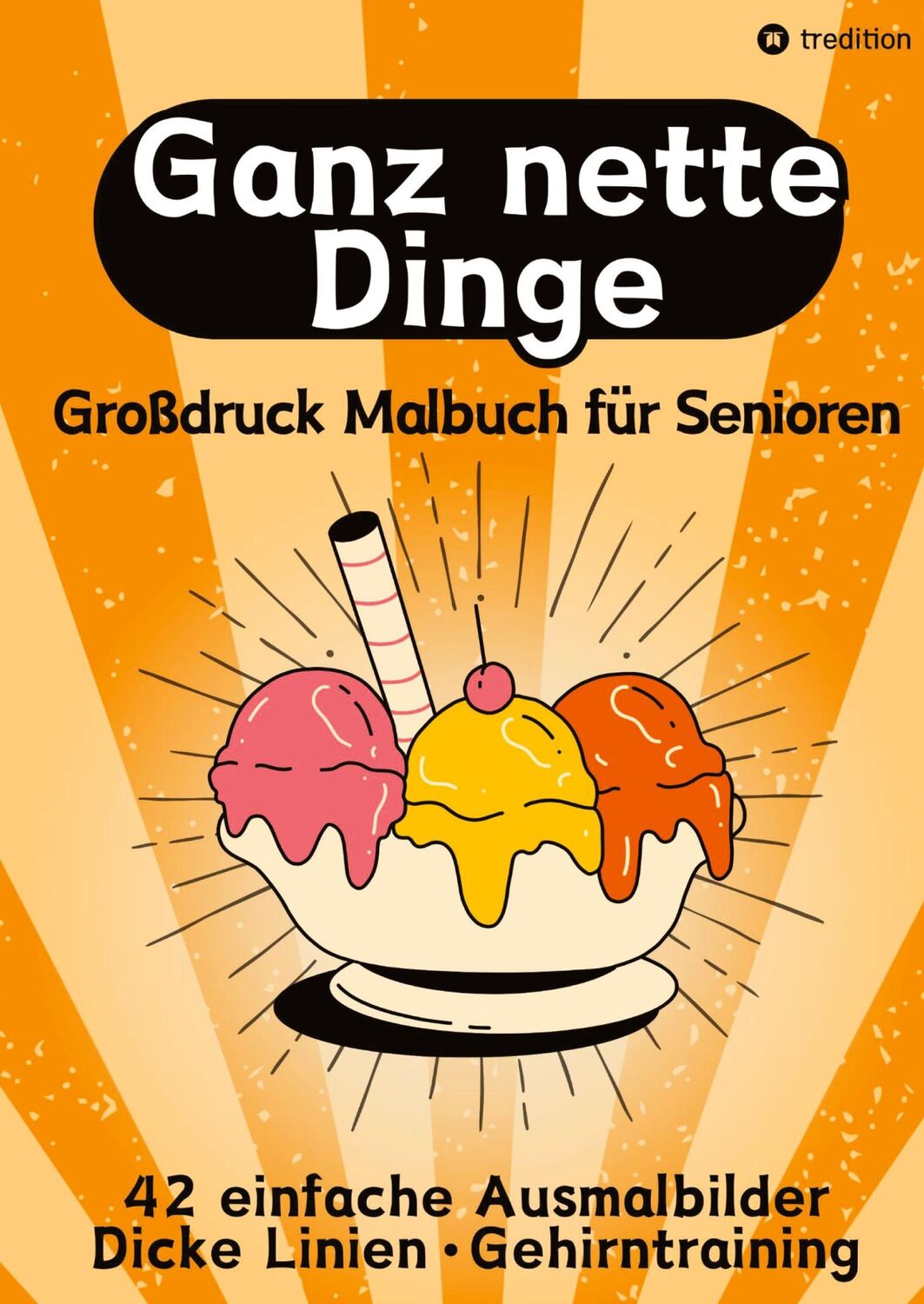 Cover: 9783384000453 | Großdruck Malbuch für Senioren, Erwachsene, Sehbehinderte Ganz...