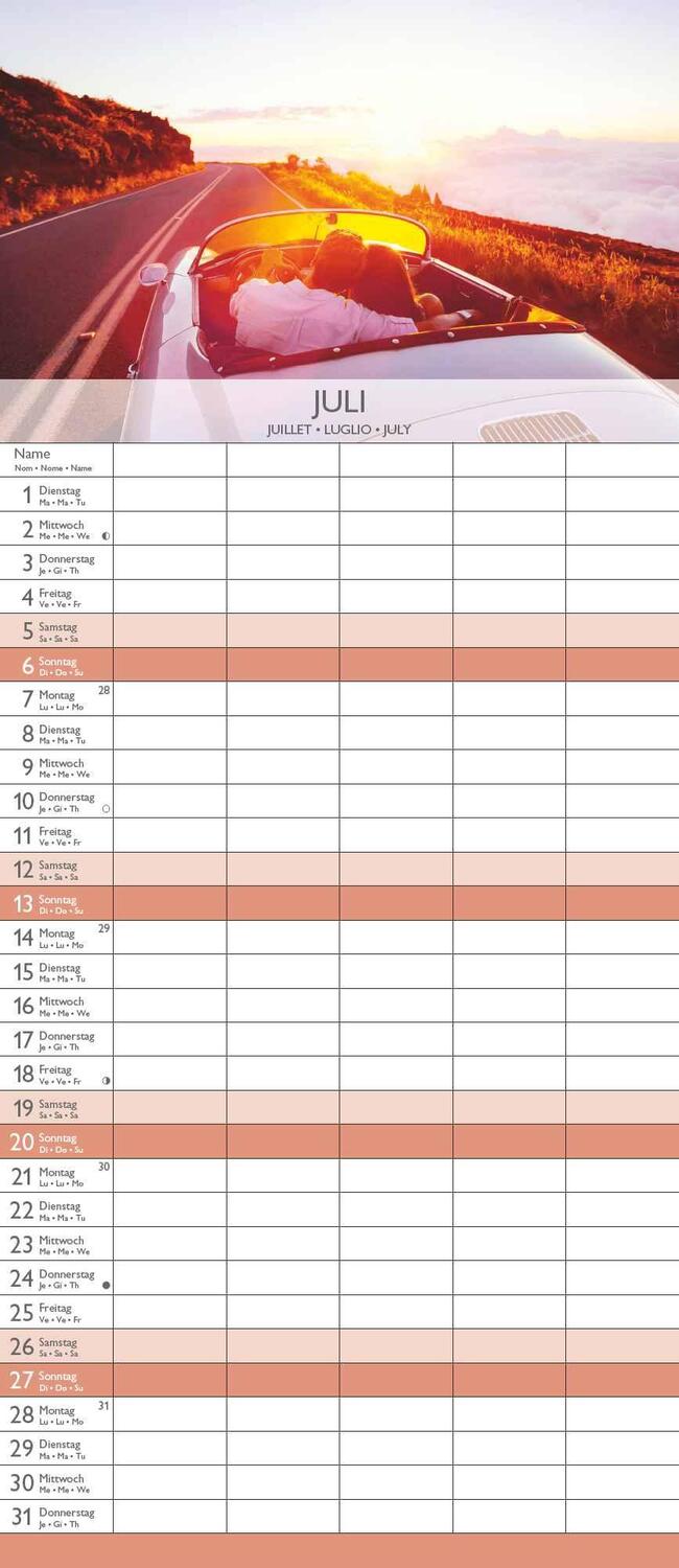 Bild: 4251732341404 | Glücksmomente 2025 Familienplaner - Familienkalender - Wandkalender...