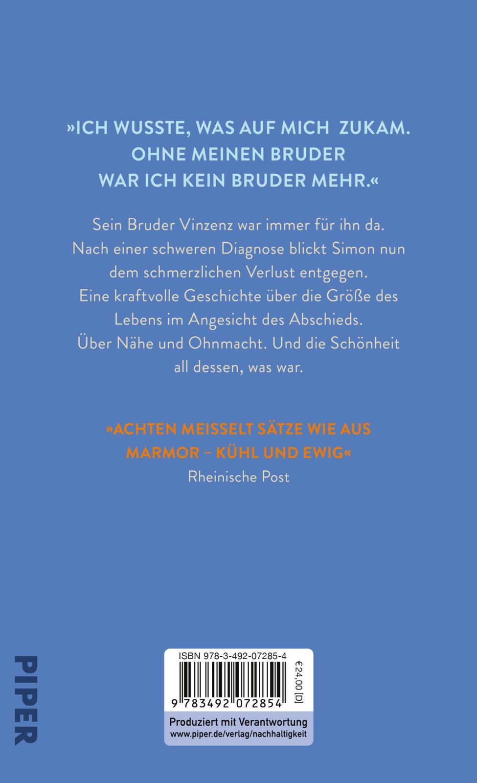 Rückseite: 9783492072854 | Die Einmaligkeit des Lebens | Willi Achten | Buch | 224 S. | Deutsch