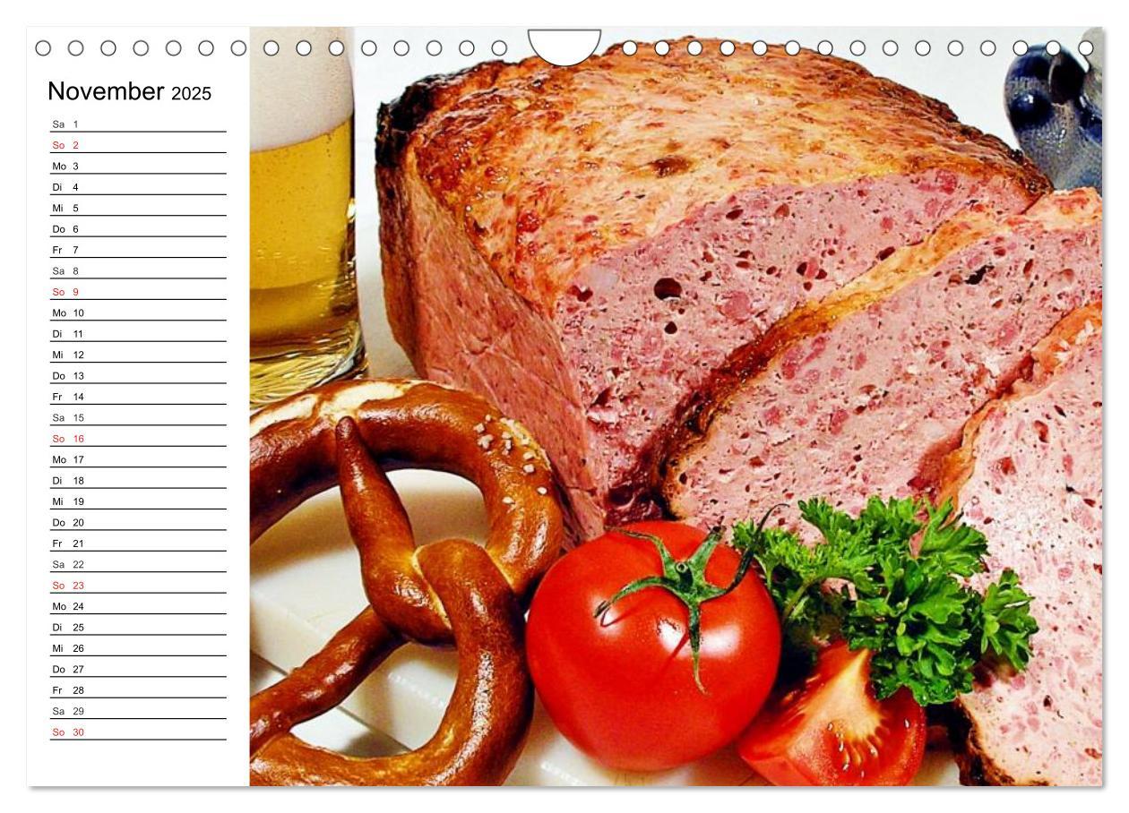 Bild: 9783435505708 | Brotzeit. Herzhaft und beliebt (Wandkalender 2025 DIN A4 quer),...