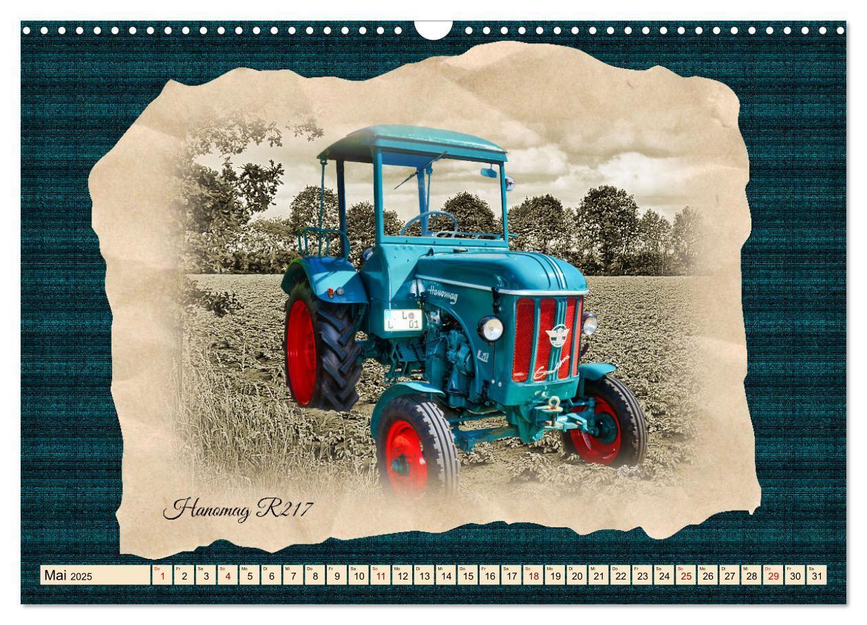 Bild: 9783383863028 | Hanomag Schlepper (Wandkalender 2025 DIN A3 quer), CALVENDO...