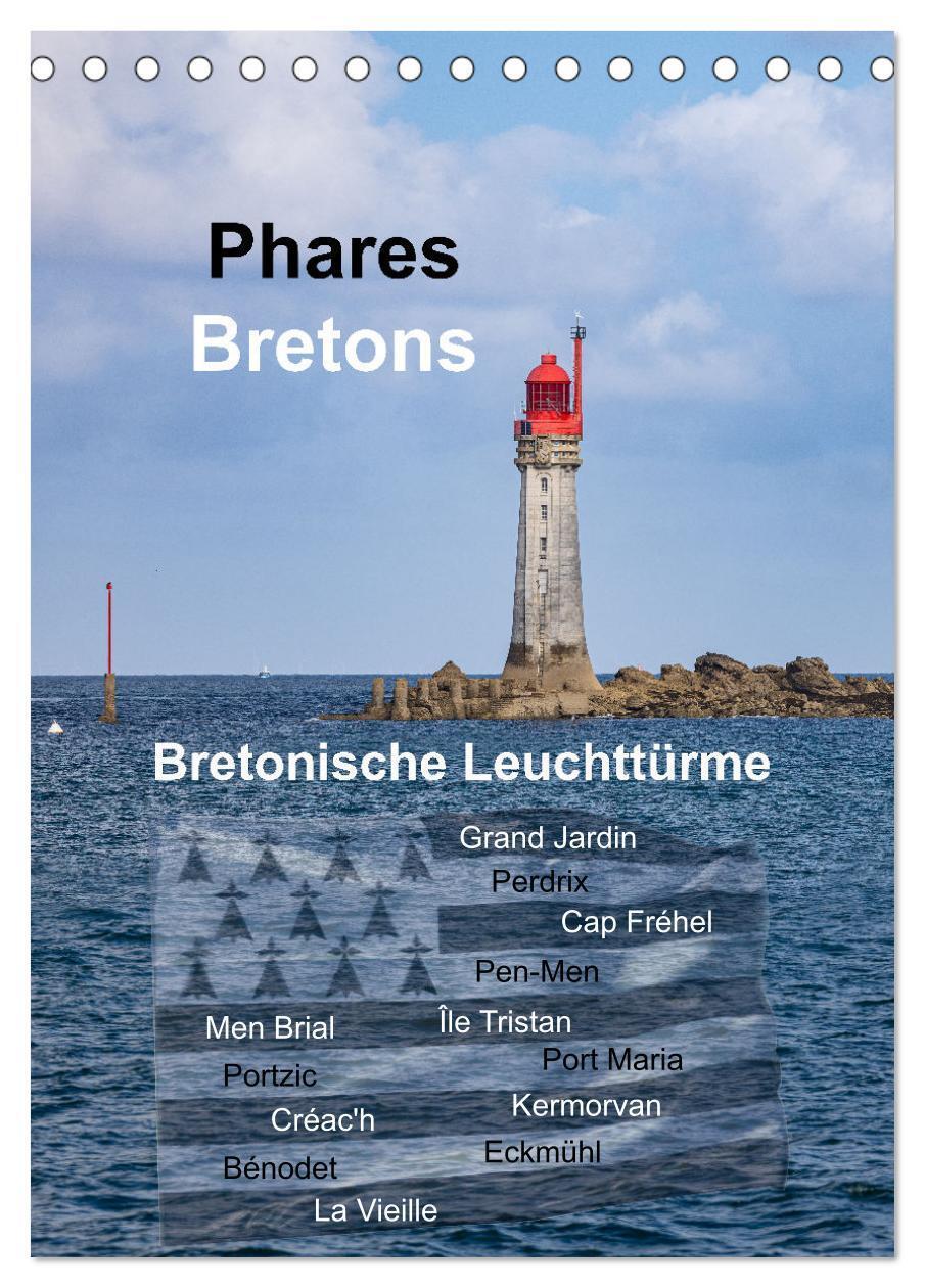 Cover: 9783457201343 | Phares Bretons Bretonische Leuchttürme (Tischkalender 2025 DIN A5...