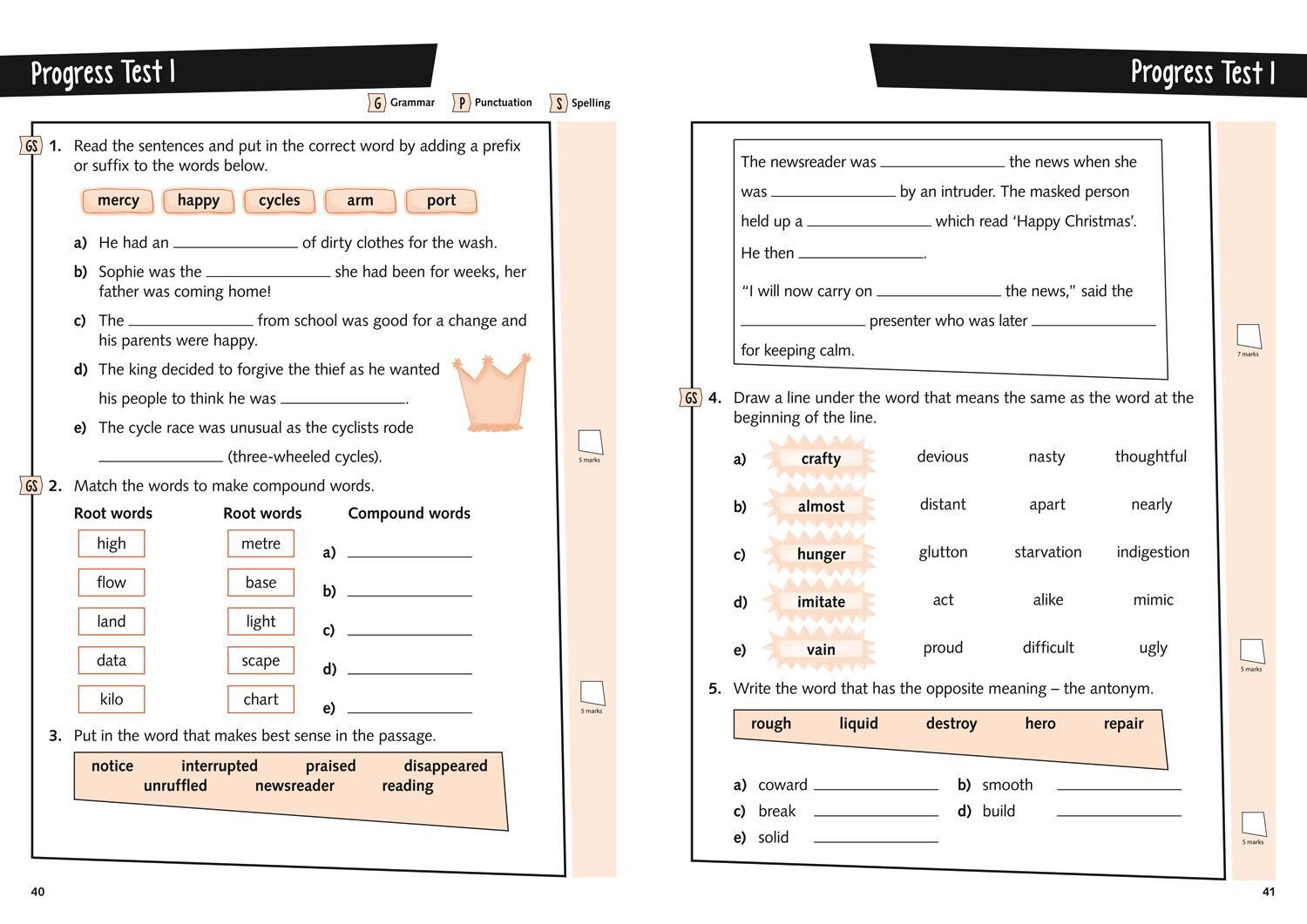 Bild: 9780008125189 | Year 6 English KS2 SATs Targeted Practice Workbook | Collins Ks2