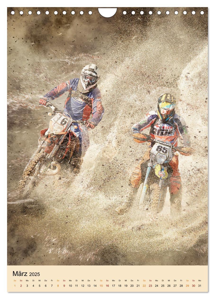 Bild: 9783435891276 | Motocross - Sport der Extreme (Wandkalender 2025 DIN A4 hoch),...