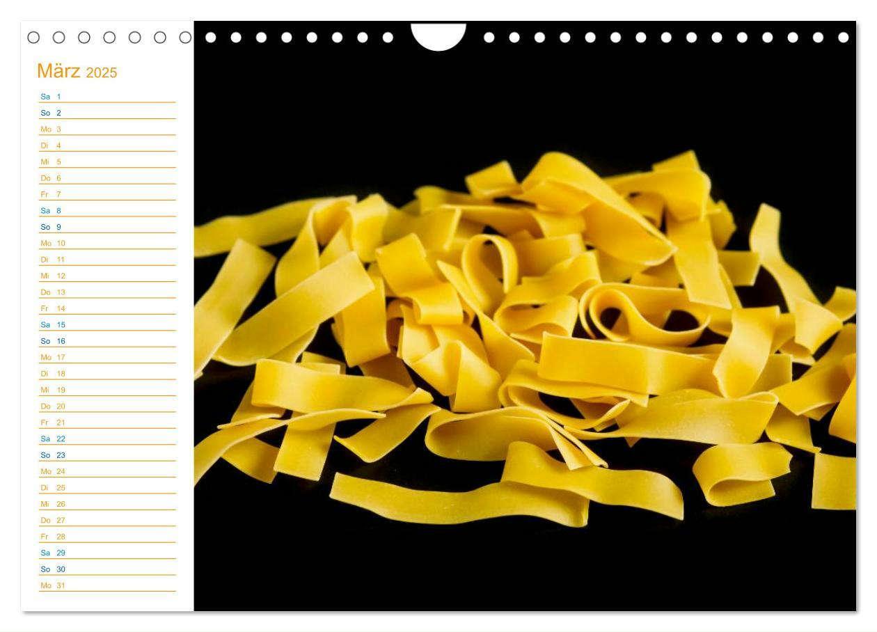 Bild: 9783435532414 | Pasta (Wandkalender 2025 DIN A4 quer), CALVENDO Monatskalender | Jäger