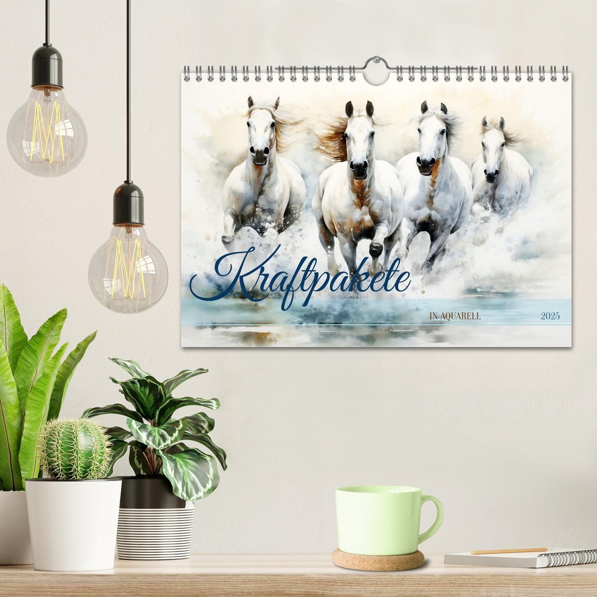 Bild: 9783435011780 | Kraftpakete in Aquarell (Wandkalender 2025 DIN A4 quer), CALVENDO...