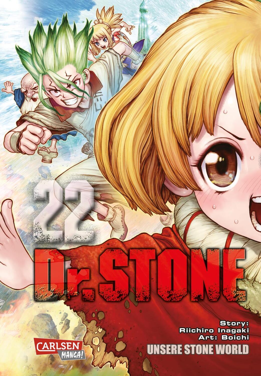 Cover: 9783551753168 | Dr. Stone 22 | Verrückte Abenteuer, Action und Wissenschaft! | Buch