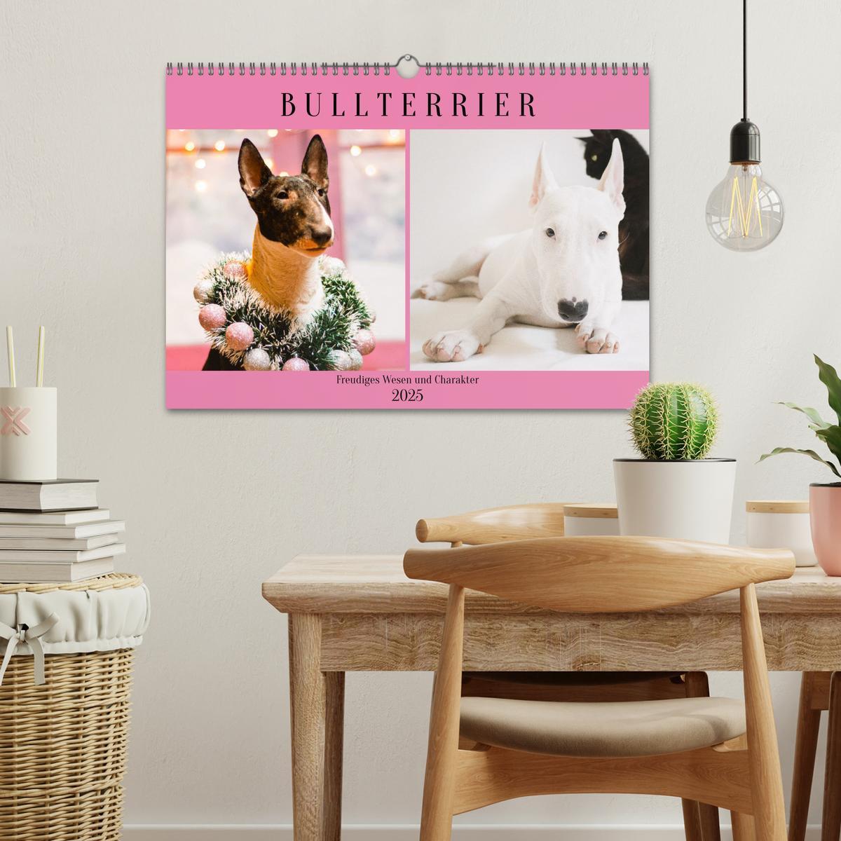 Bild: 9783383947117 | Bullterrier. Freudiges Wesen und Charakter (Wandkalender 2025 DIN...