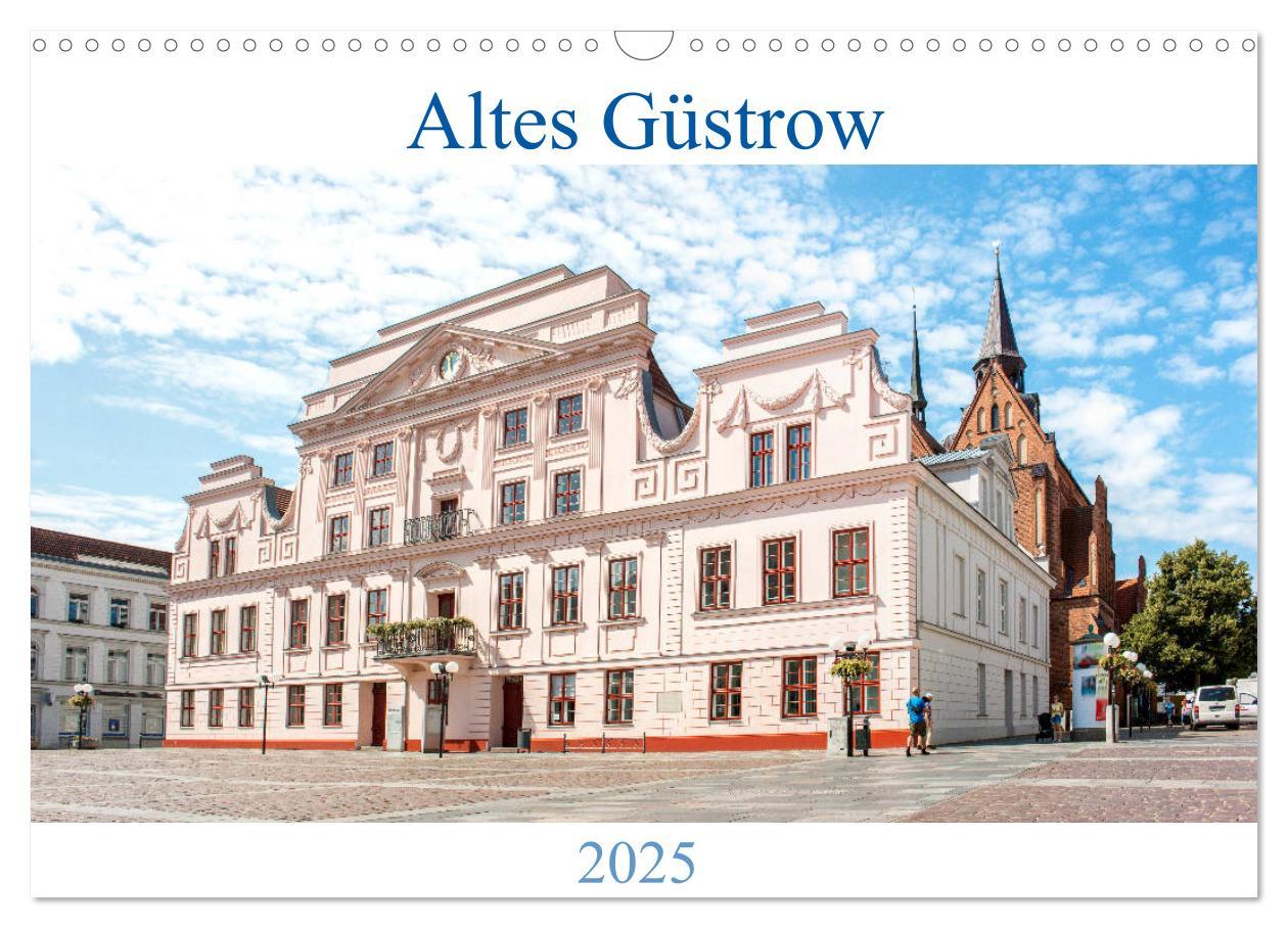 Cover: 9783435197231 | Altes Güstrow (Wandkalender 2025 DIN A3 quer), CALVENDO Monatskalender