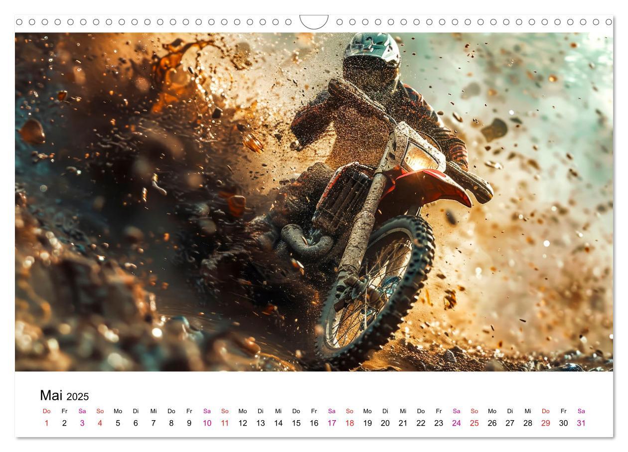 Bild: 9783457148013 | Motocross Erlebnisse (Wandkalender 2025 DIN A3 quer), CALVENDO...