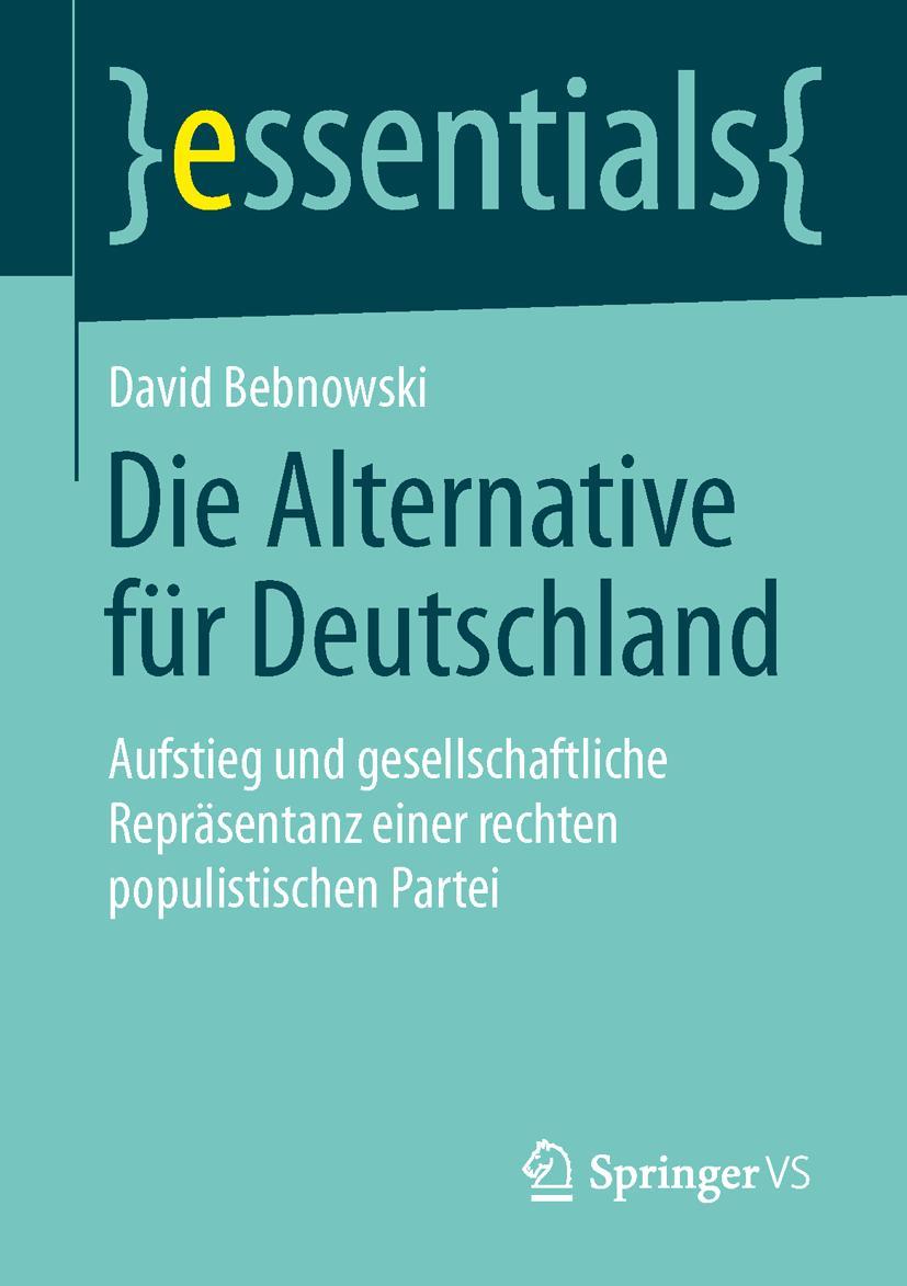 Cover: 9783658082857 | Die Alternative für Deutschland | David Bebnowski | Taschenbuch | vii