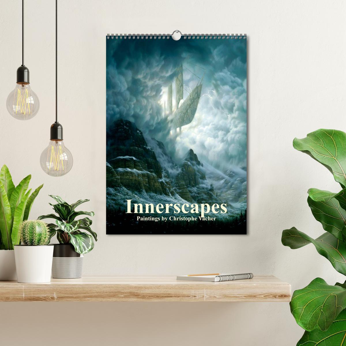 Bild: 9781325976782 | INNERSCAPES Fantasy Paintings by Christophe Vacher (Wall Calendar...