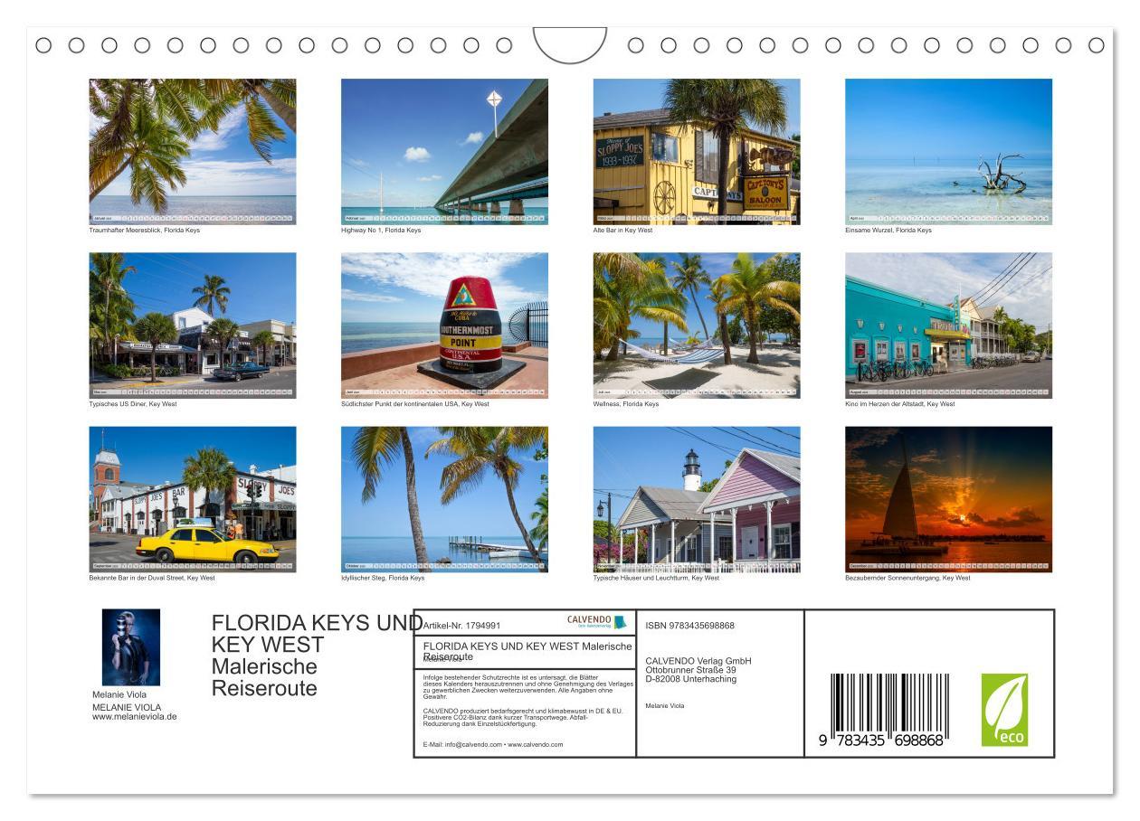 Bild: 9783435698868 | FLORIDA KEYS UND KEY WEST Malerische Reiseroute (Wandkalender 2025...