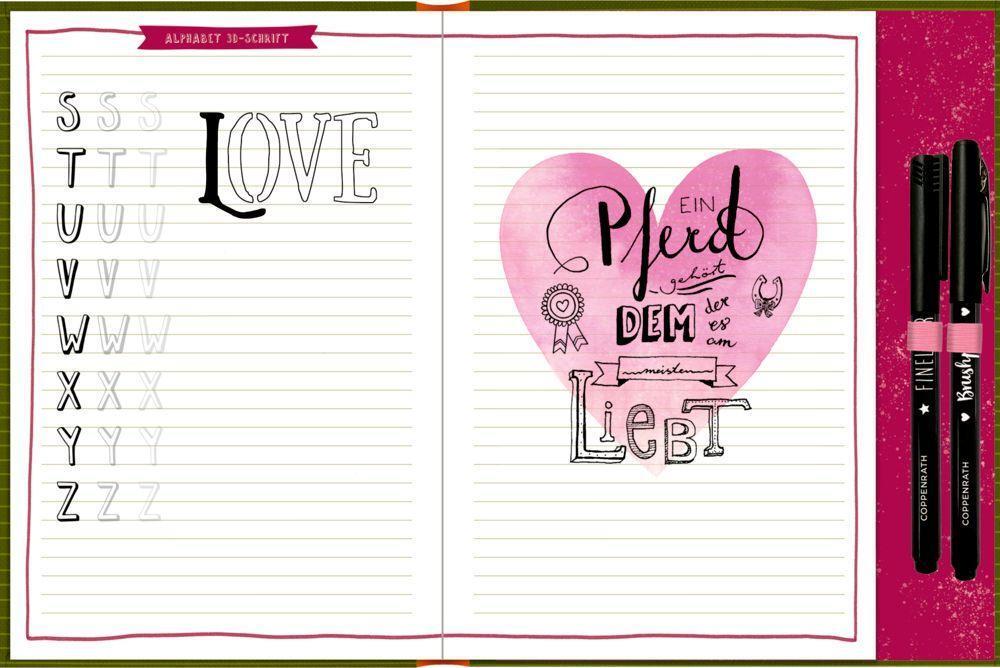 Bild: 4050003722085 | Notizbuch mit Extras - Pferdefreunde - My Handlettering Journal | Buch